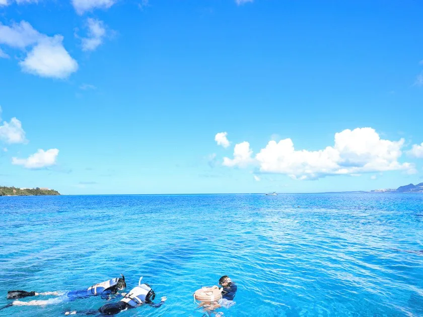 Kerama Blue, the clear water the islands are known for